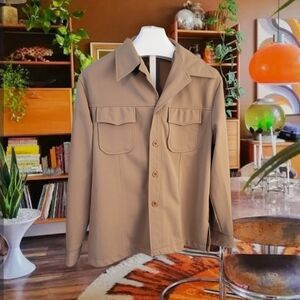 Vintage 70s Tan Leisure Jacket